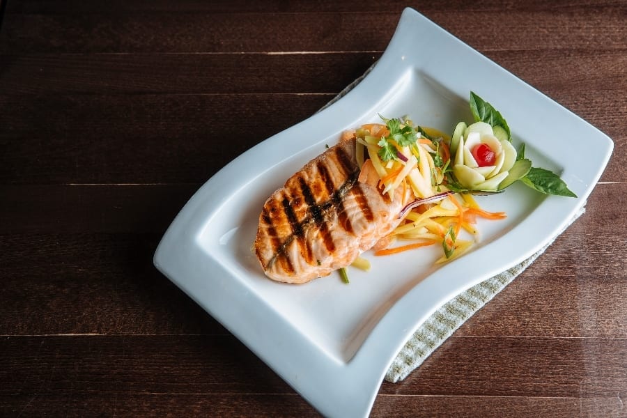 Salmon Mango.